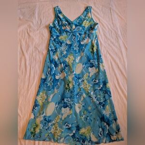 Vintage Jonathan Martin Sleeveless, V Neck Dress Size 14 Y2K Grunge Twee